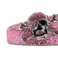 Skullshine Frontier Rhinestone Western Belt