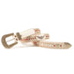 Skull Wings Rhinestone Studded Statement Belt